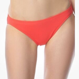 NEW Michael Kors Resort Beach Bikini Classic Bottom Swim Swimwear Hot Coral L